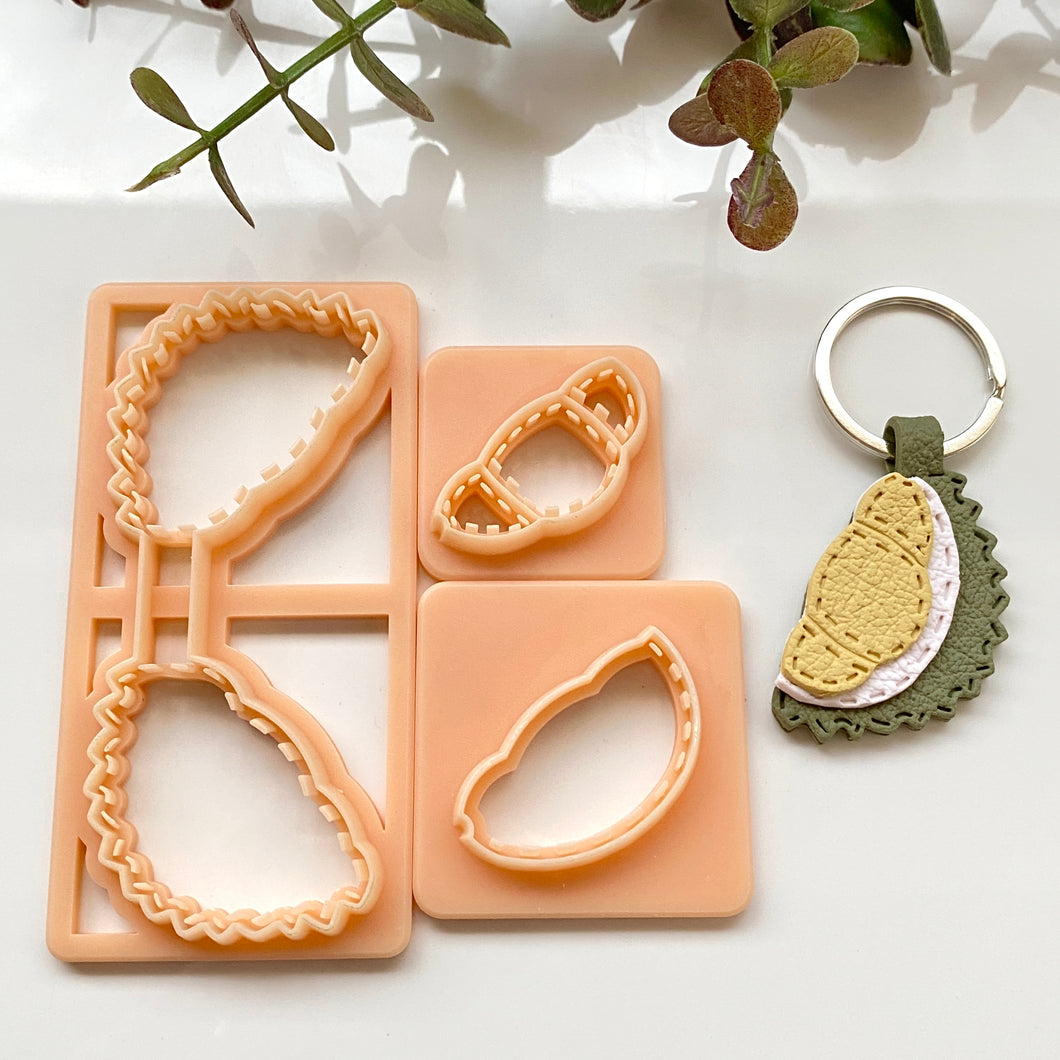 Durian Stitch Keychain Set