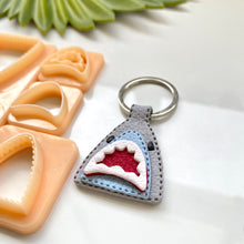 Load image into Gallery viewer, Shark Jaws Stitch Keychain Set
