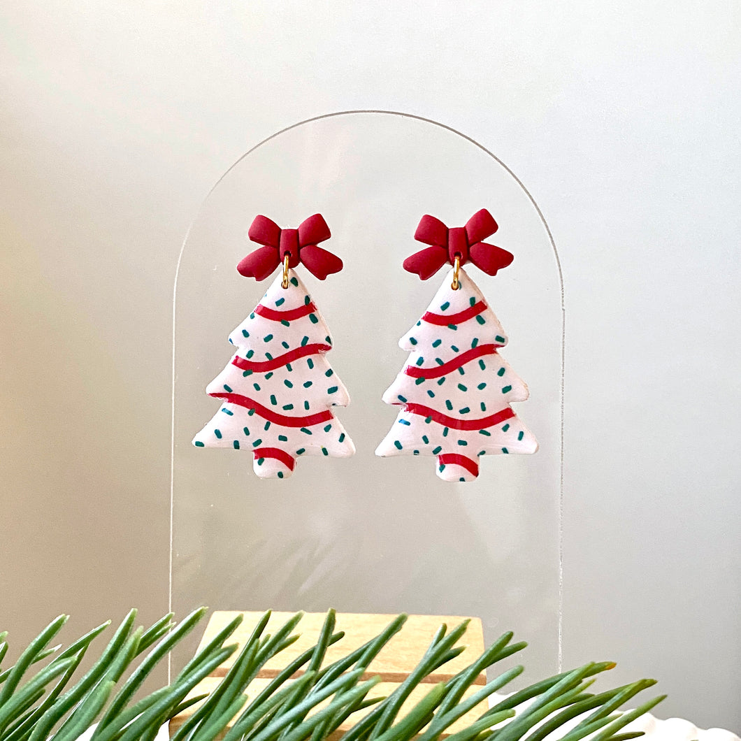 Christmas Tree Cake Dangles