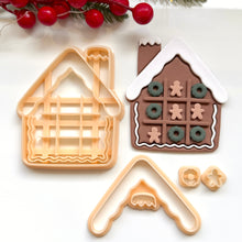 Load image into Gallery viewer, Gingerbread House TicTacToe Set
