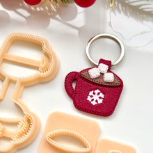 Load image into Gallery viewer, Hot Cocoa Stitch Keychain Set

