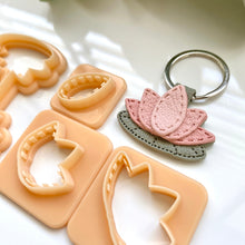 Load image into Gallery viewer, Lotus Stitch Keychain Set
