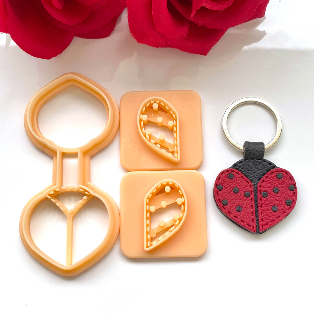 Ladybug Stitch Keychain Set