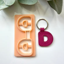 Load image into Gallery viewer, Alphabet Stitch Keychain
