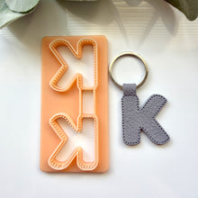 Load image into Gallery viewer, Alphabet Stitch Keychain
