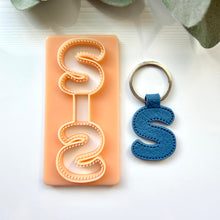 Load image into Gallery viewer, Alphabet Stitch Keychain
