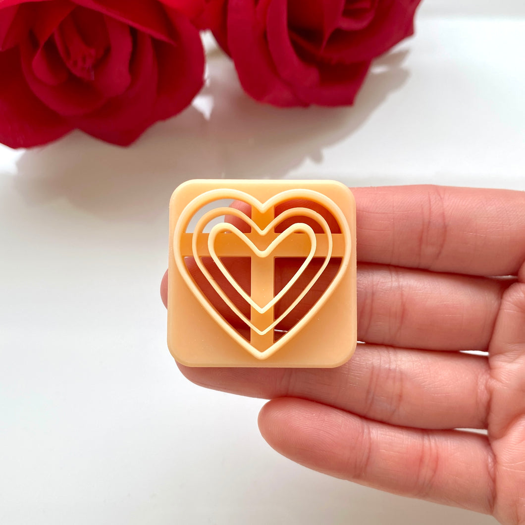 Twin Nested Hearts Donut *FREEBIE*