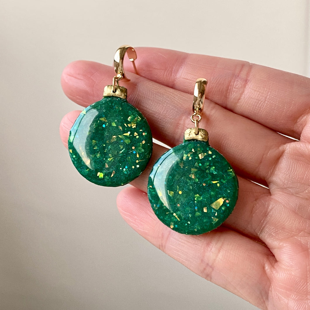 Green Opal Ornament Dangles