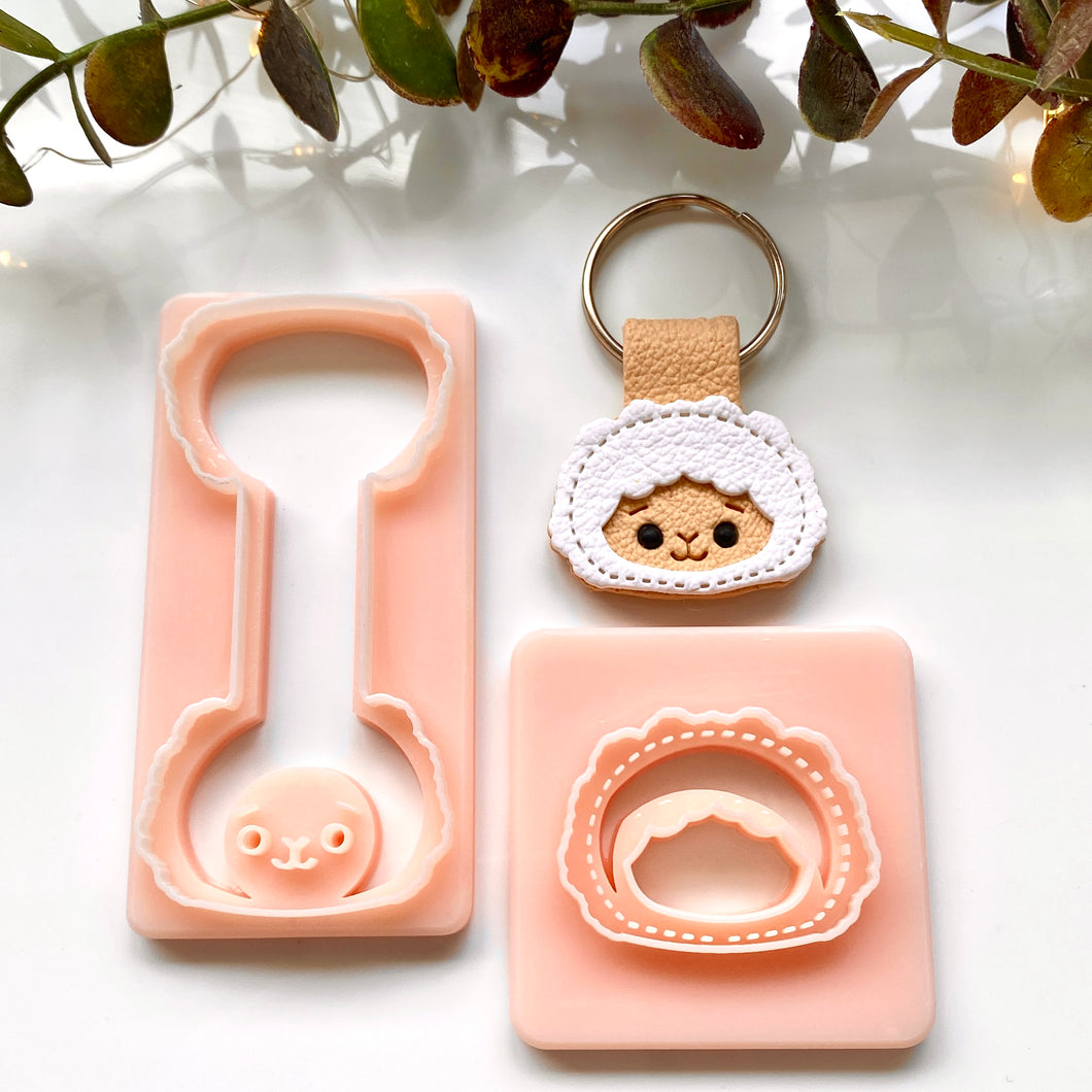 Sheep Stitch Keychain Set