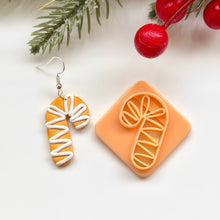 Load image into Gallery viewer, Candy Cane Icing Cookie
