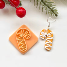 Load image into Gallery viewer, Candy Cane Icing Cookie
