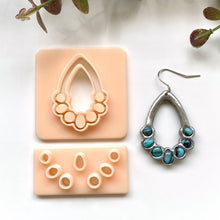 Load image into Gallery viewer, Teardrop Bezel Navajo Dupe

