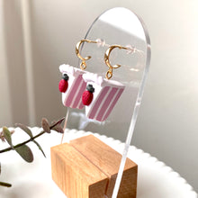 Load image into Gallery viewer, Strawberry Cake Dangles
