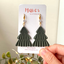 Load image into Gallery viewer, Pleated Christmas Dangles | More Designs
