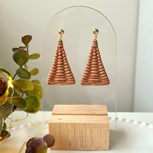 Load image into Gallery viewer, Winter Faux Rattan Dangles | More Designs
