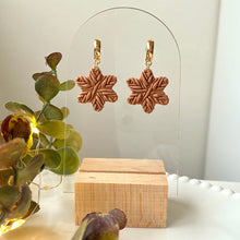 Load image into Gallery viewer, Winter Faux Rattan Dangles | More Designs
