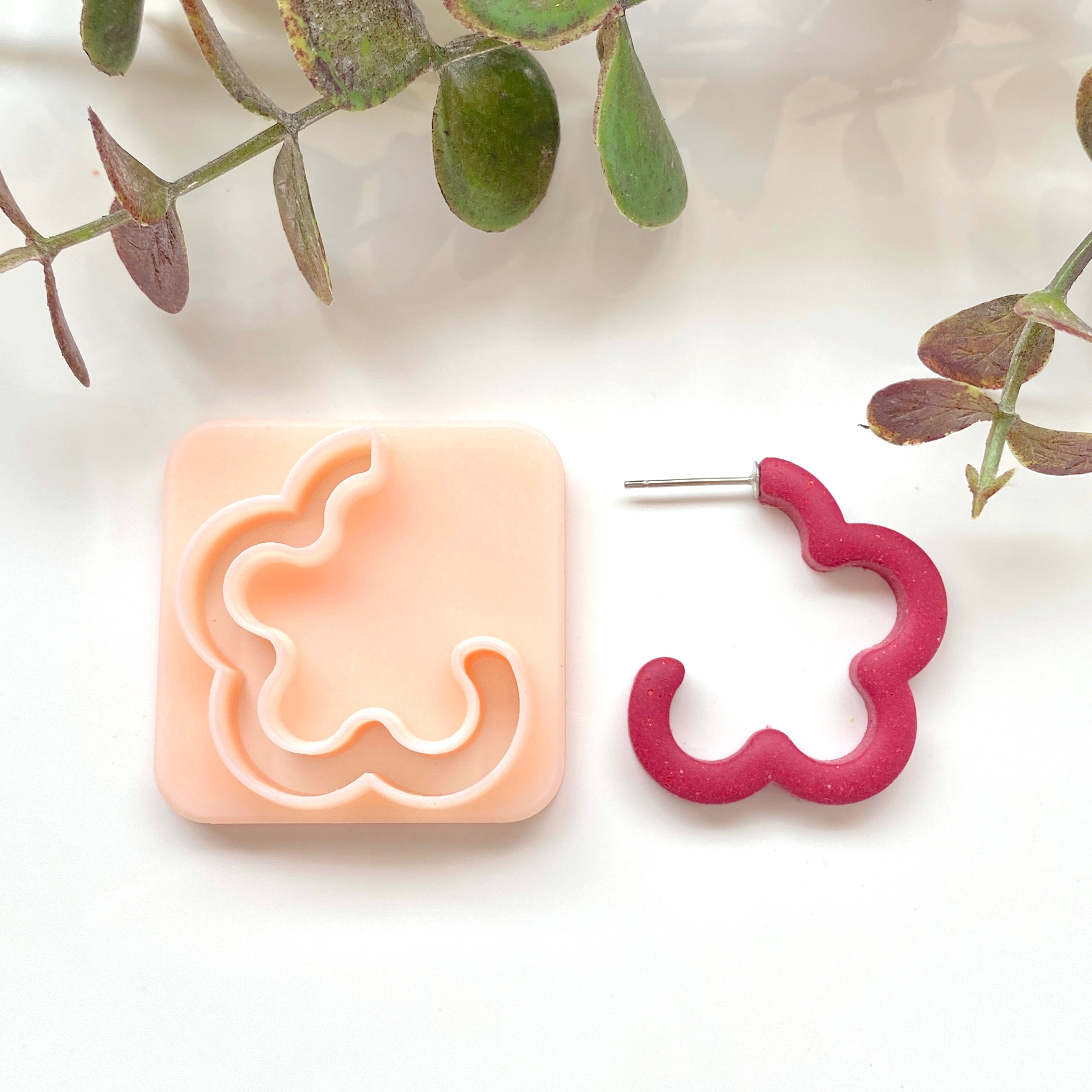 O2 Cutting Flower Pattern Open Flower Outline – Cutterglobe