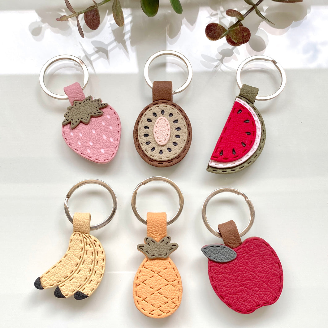 Fruits Stitch Keychain Cutters Bundle of 6 (17 Cutters)