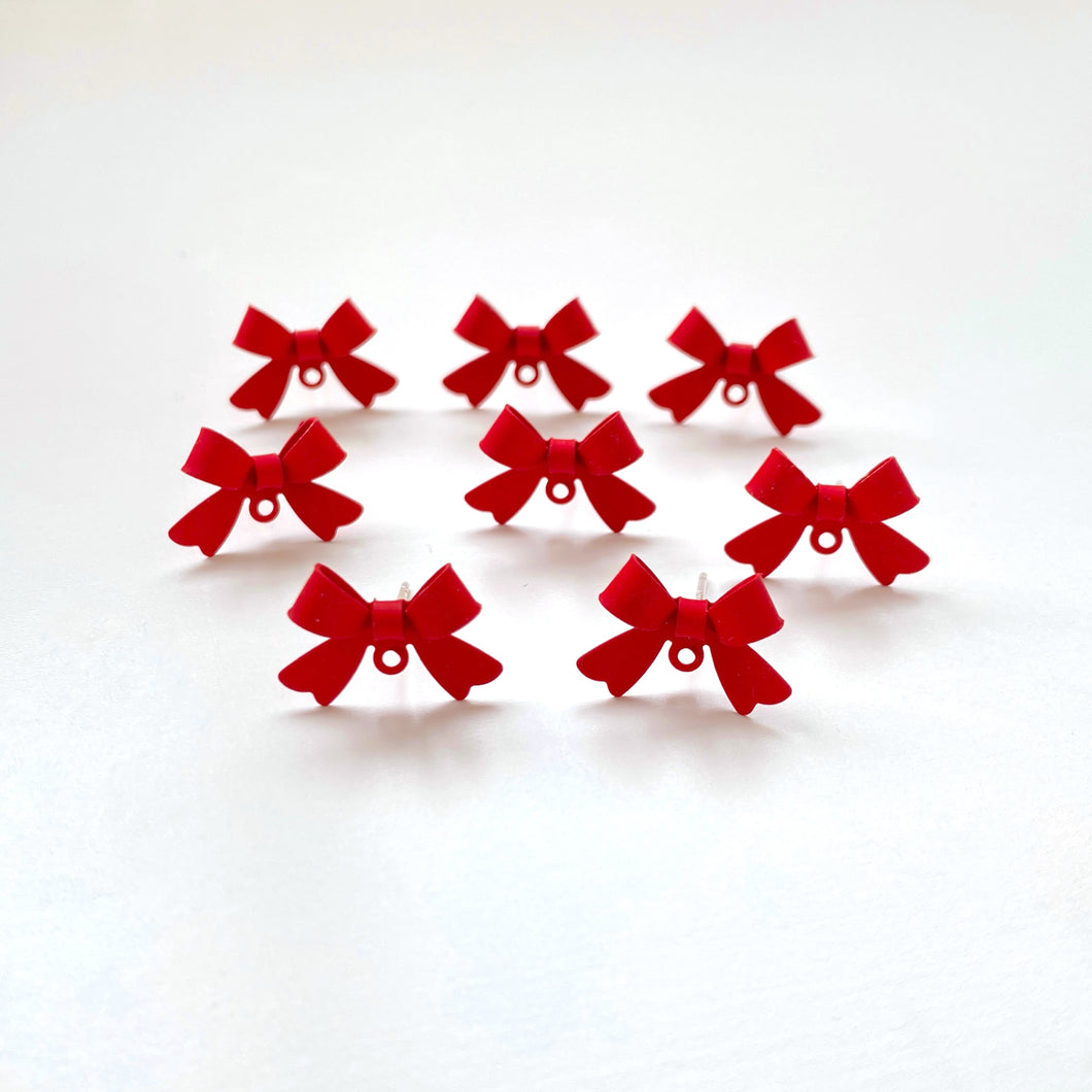 Red Bow Post (10 pcs)