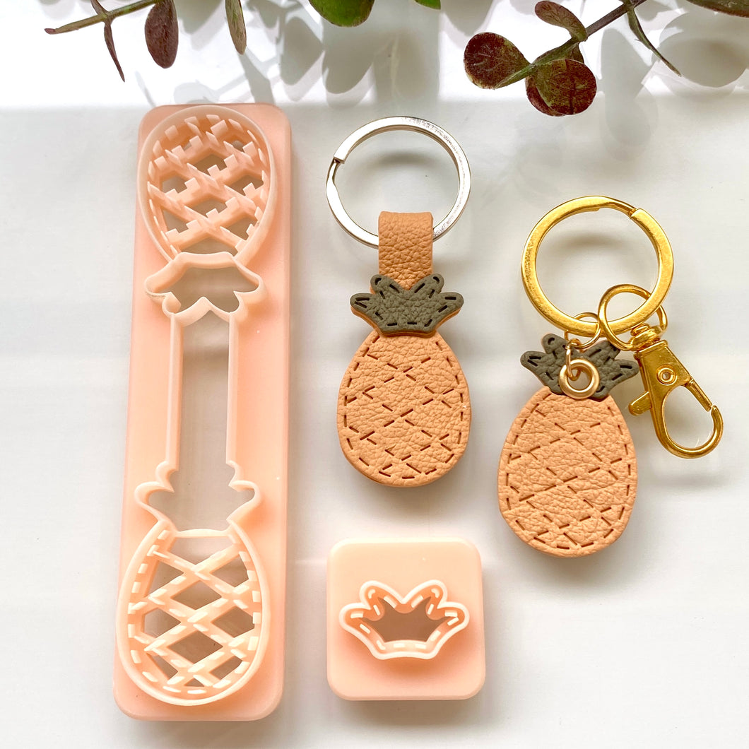 Pineapple Stitch Keychain
