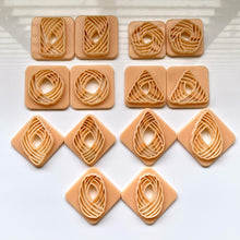 Load image into Gallery viewer, Wrapped Rattan Cutters Bundle of 7 (14 Cutters)
