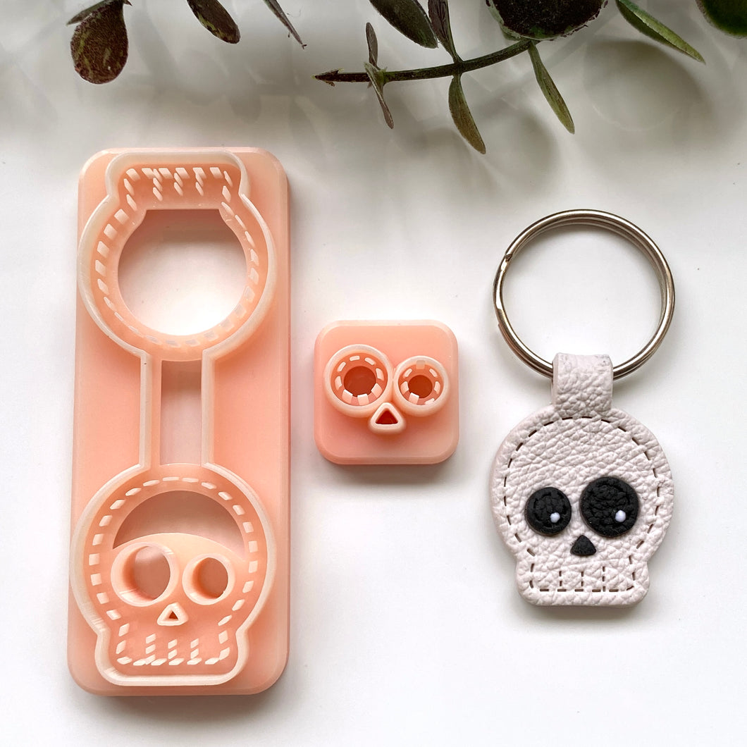 Skull Stitch Keychain Set