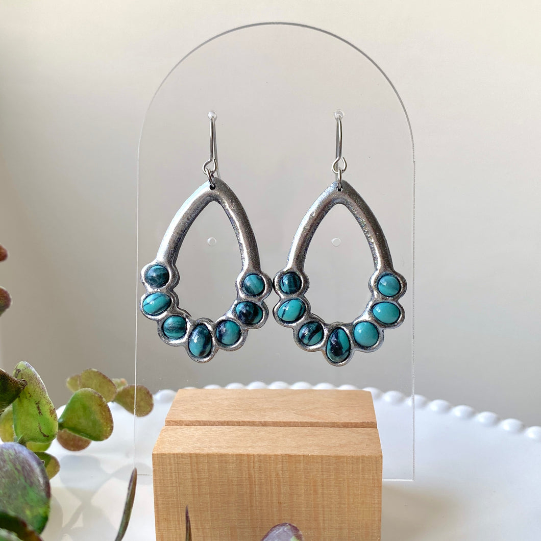 Bezel Navajo Dupe Dangles