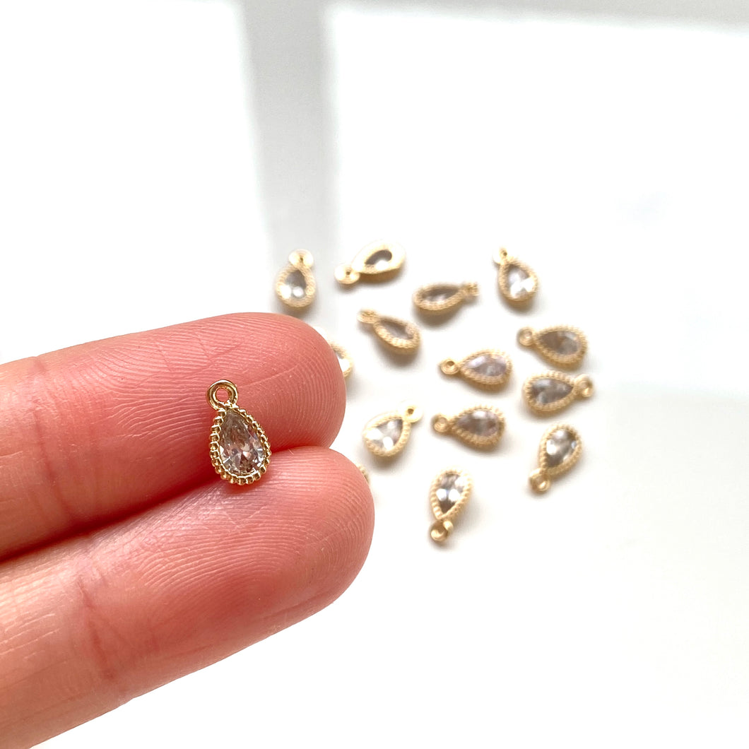 Tiny Droplet Charm (10 pcs)