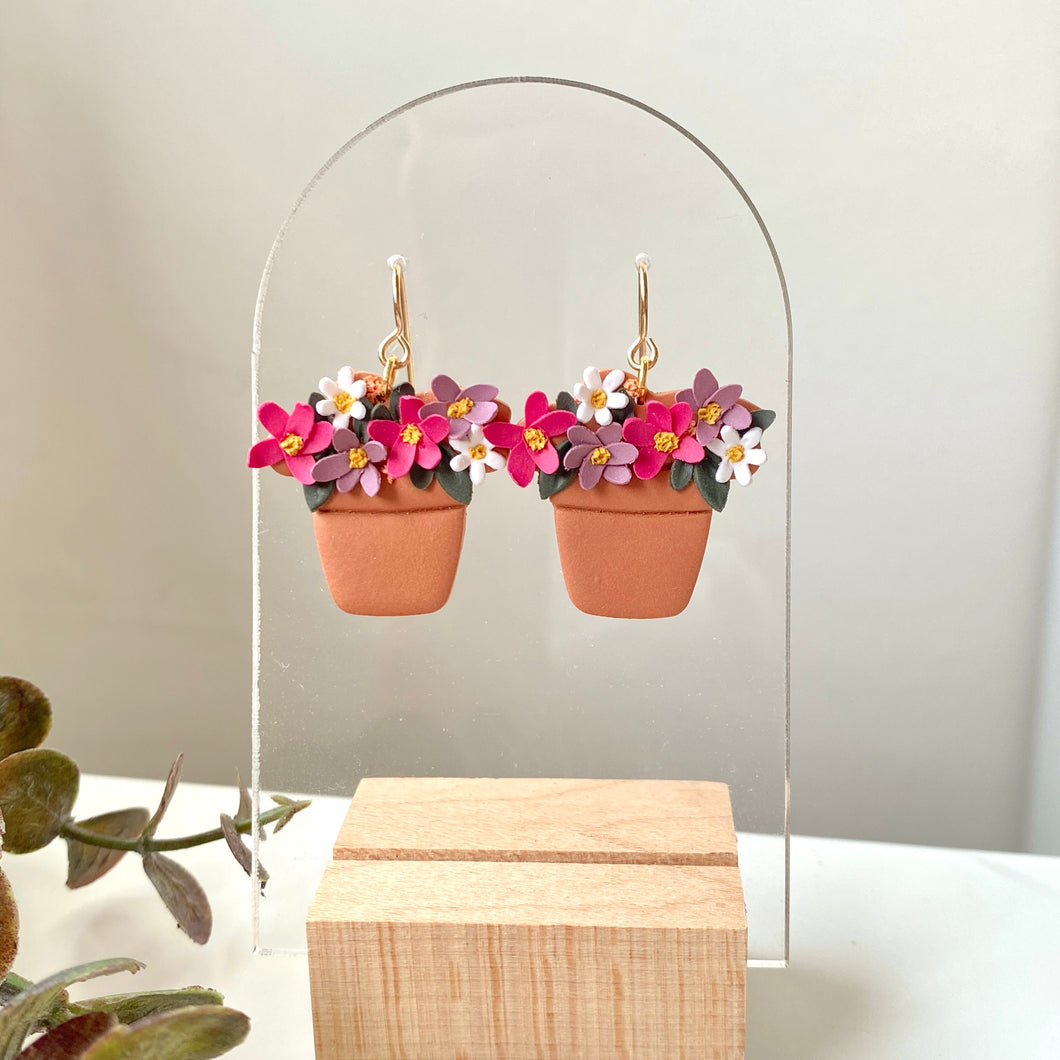 Floral Pot Dangles