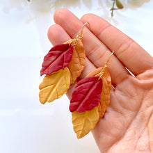 Load image into Gallery viewer, Autumn Leaf Dangles
