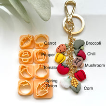 Load image into Gallery viewer, Vegetable Charm Cutters Bundle of 8
