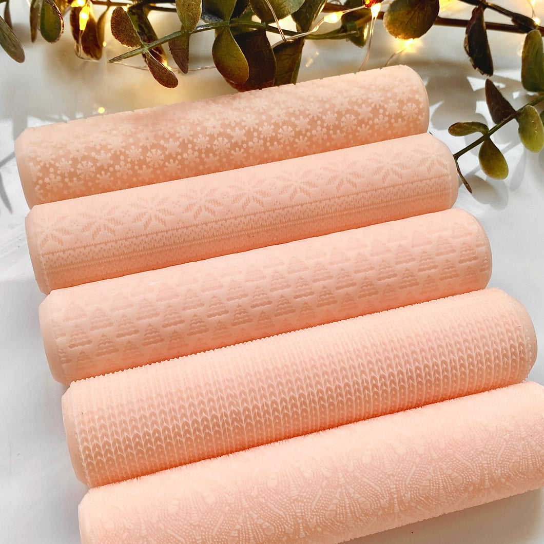 Winter Texture Roller Bundle of 5