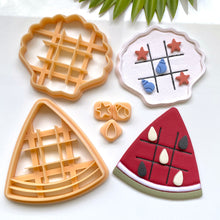 Load image into Gallery viewer, Summer TicTacToe Cutters Bundle of 2 (5 Cutters)
