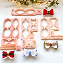 Load image into Gallery viewer, Christmas Bow Hair Clips Bundle of 4 (16 Cutters)
