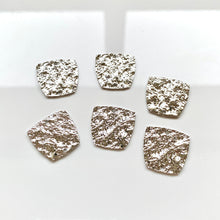 Load image into Gallery viewer, Trapezium Hammered Connector (10 pcs) | Silver
