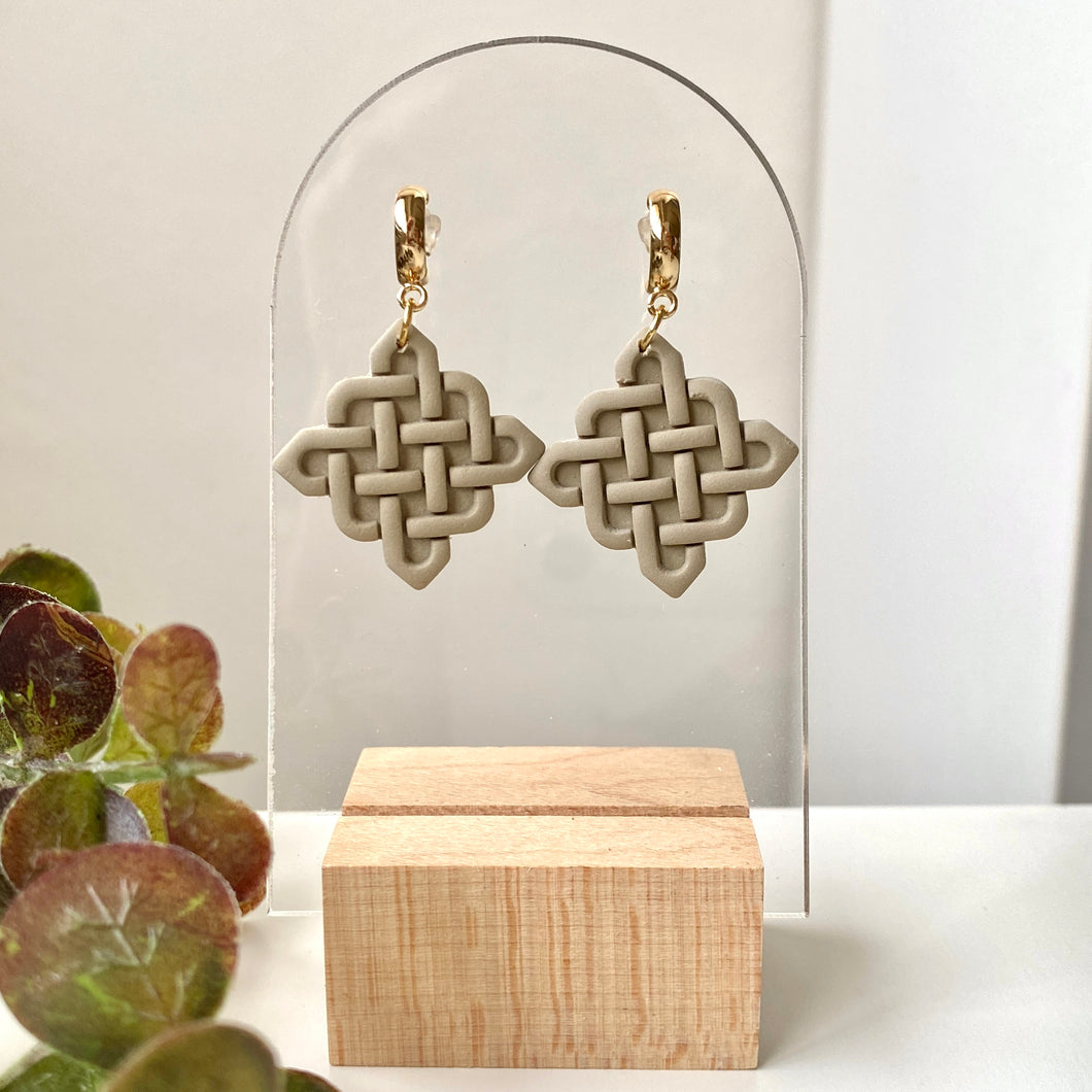 Square Celtic Knot Dangles