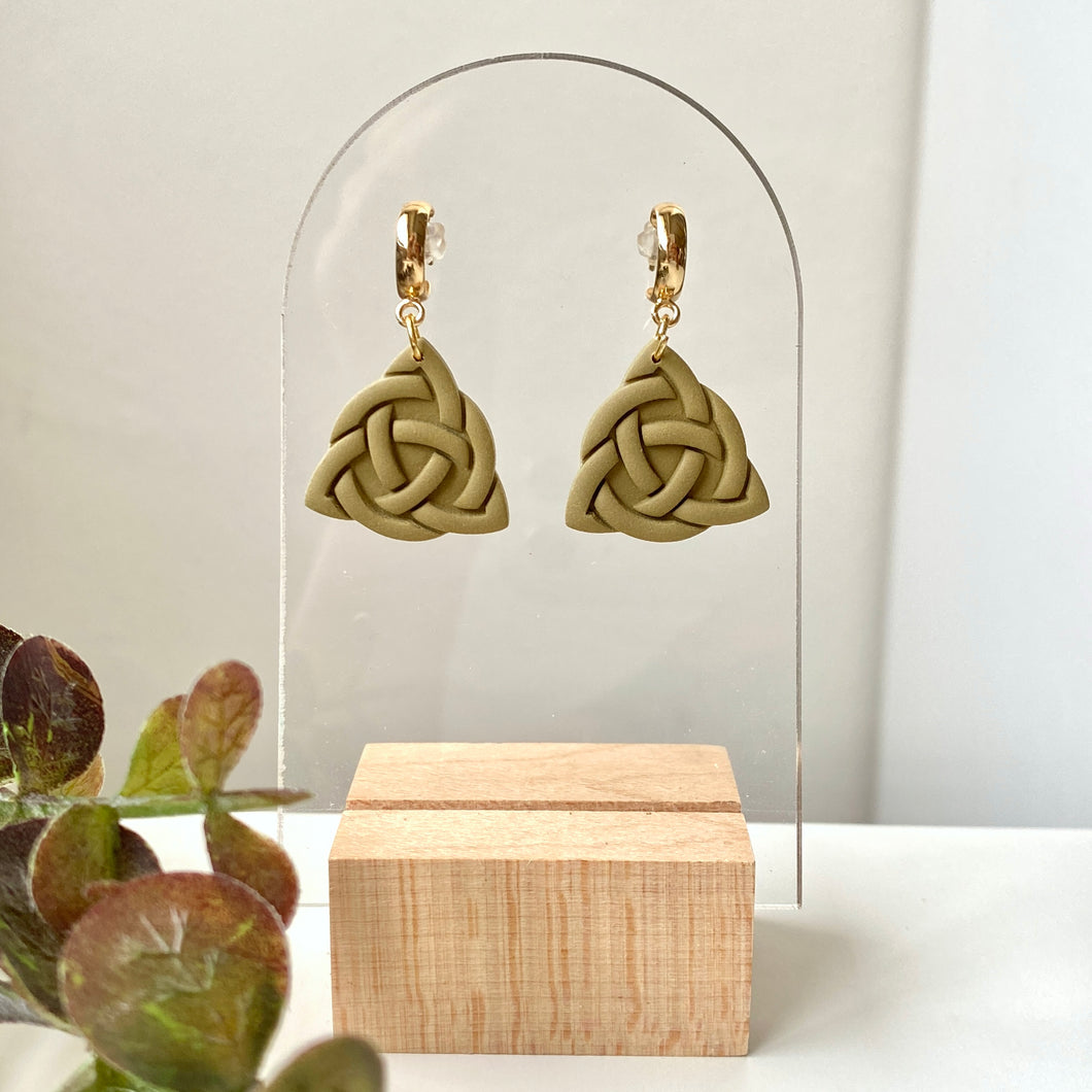 Triangle Celtic Knot Dangles