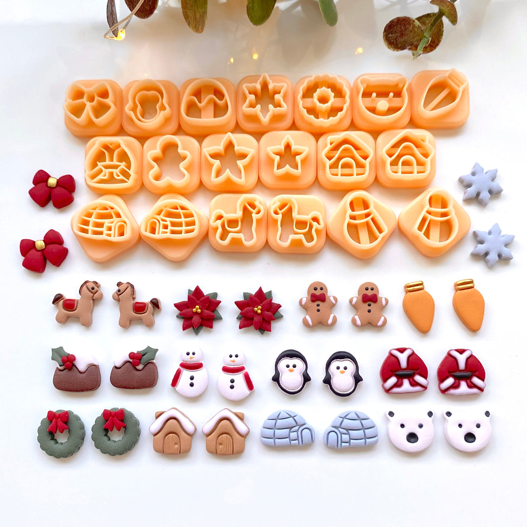 Christmas 2025 Studs Bundle of 14 (19 Cutters)