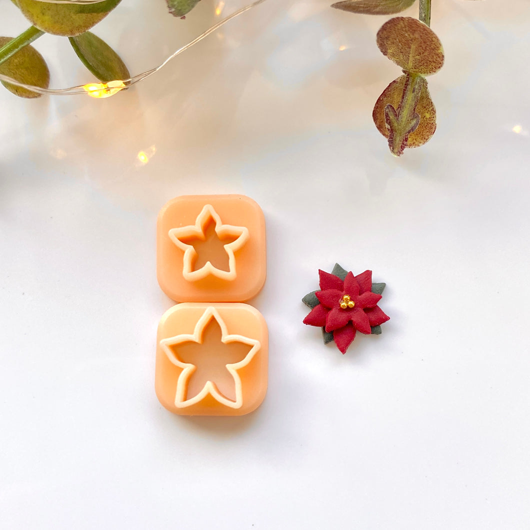 Poinsettia Stud