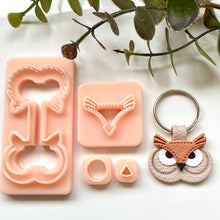 Load image into Gallery viewer, Owl Stitch Keychain Set
