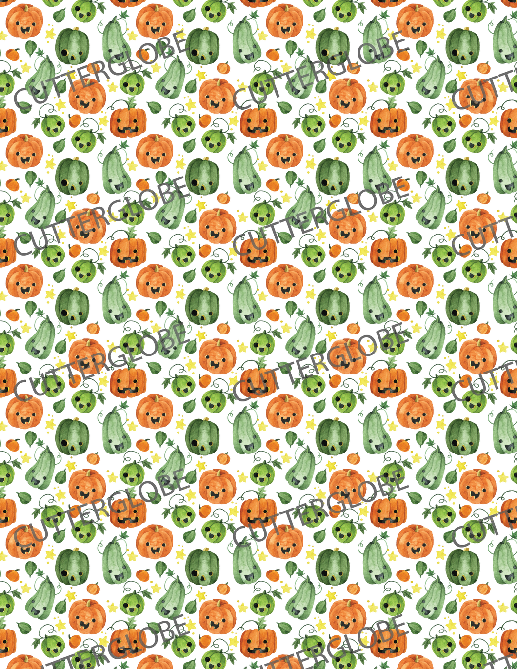 Pumpkin 005 Transfer (Green Orange)