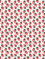 Strawberry 004 Transfer (Hearts)