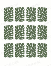 Load image into Gallery viewer, Summer 028 Transfer (Indiv Rect Monstera)
