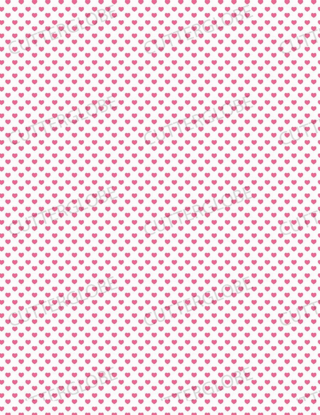 Valentines 011 Transfer (Pink Heart Rows)