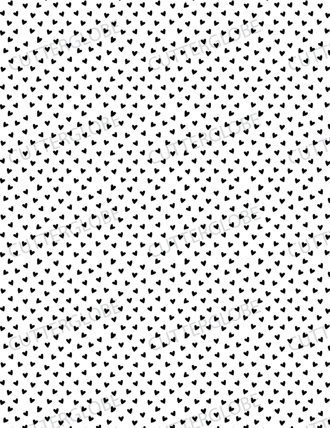 Valentines 016 Transfer (Jumbled Black Hearts)