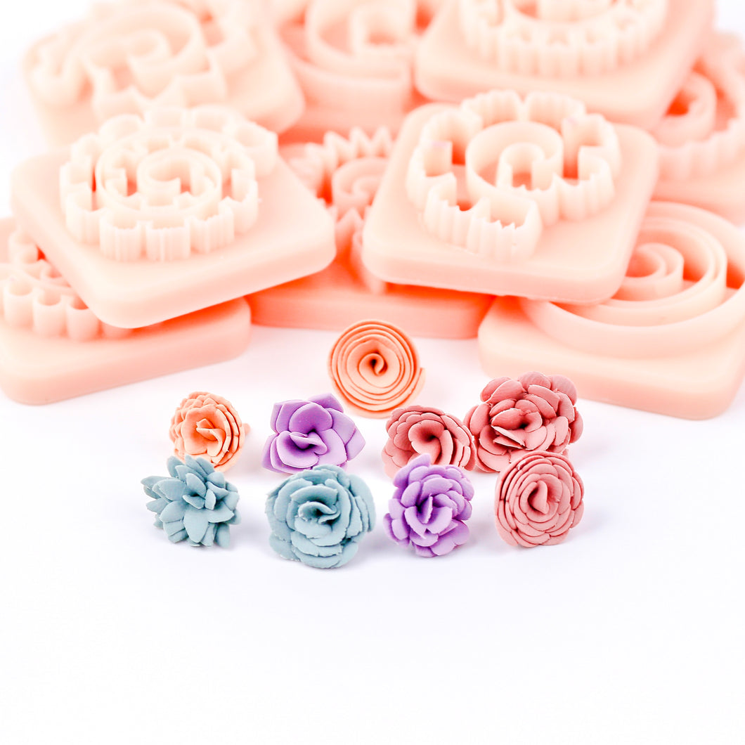 Flower Roller Cutters Bundle of 9