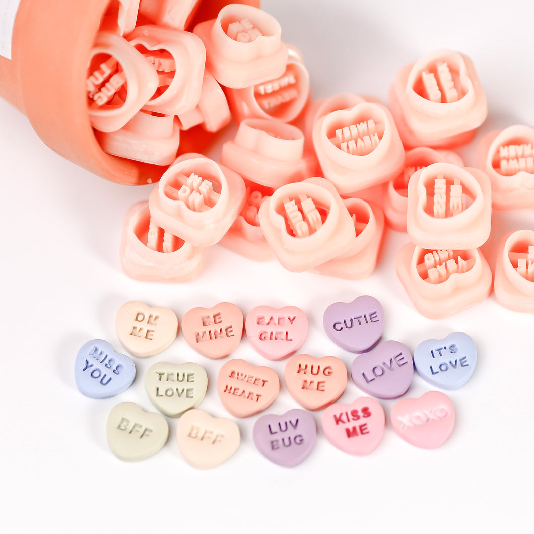 Conversation Heart Studs