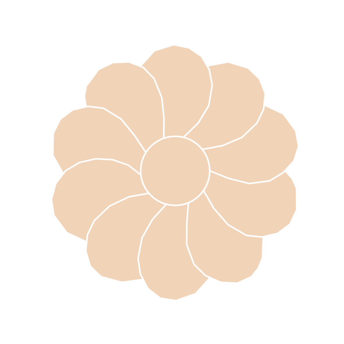 Detailed Flower D Stud – Cutterglobe