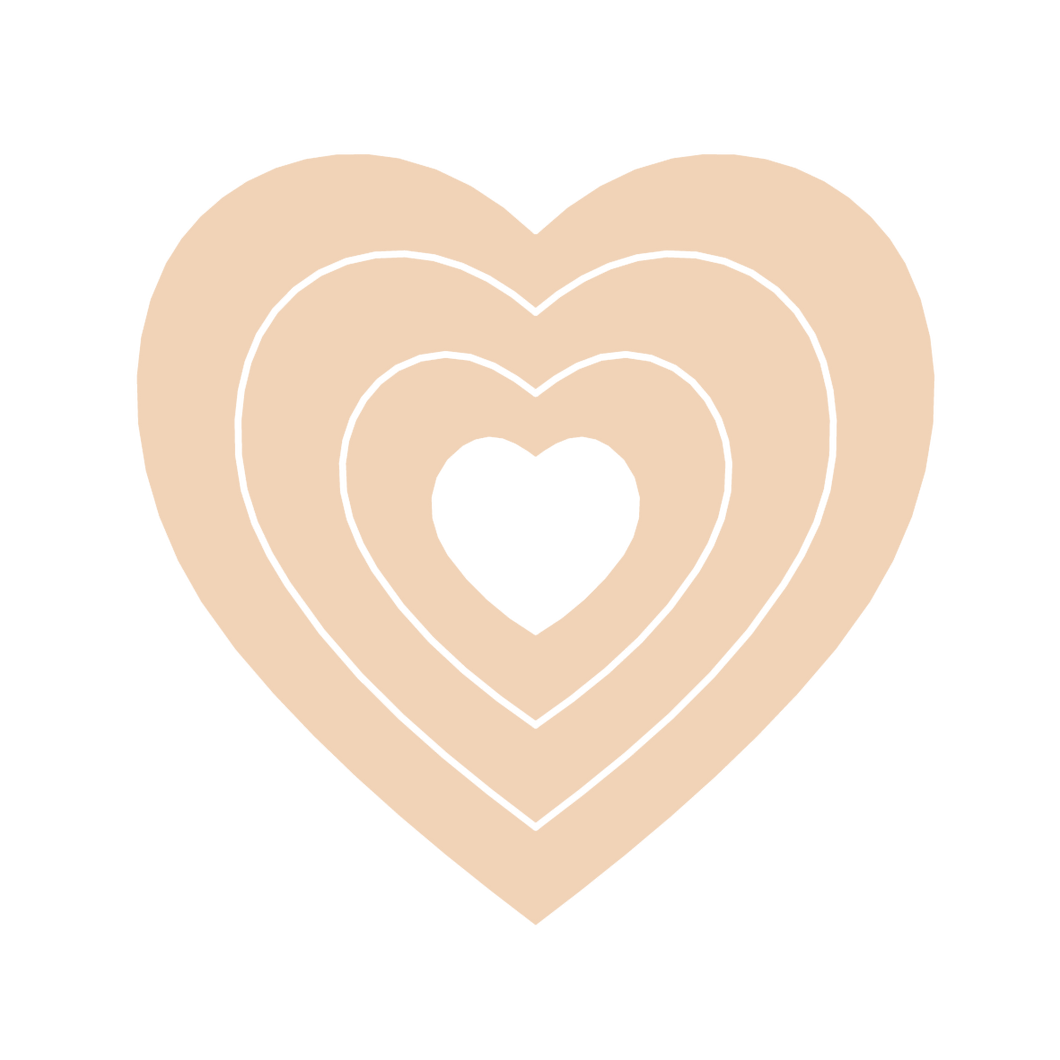 Nested Hearts Donut