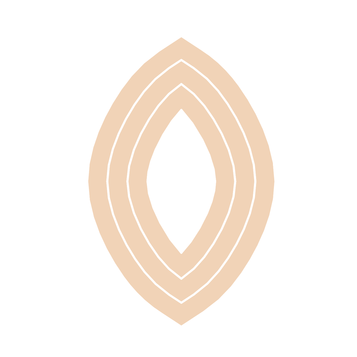 Nested Pointy Oval – Cutterglobe
